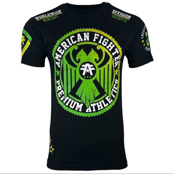 American Fighter Men's T-shirt Anderson Black Athletic XS-5XL - Picture 11 of 12